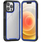 Colorful Border TPU + PC Full Coverage Protective Case For iPhone 13 Pro(Blue) - 1