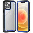 Colorful Border TPU + PC Full Coverage Protective Case For iPhone 13 Pro Max(Blue) - 1