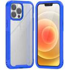 2 In 1 TPU + PC Full Coverage Protective Case For iPhone 13 Pro(Blue) - 1