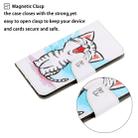 For Sony Xperia XZ3 3D Colored Drawing Horizontal Flip PU Leather Case with Holder & Card Slots & Wallet(Red Mouth Cat) - 6