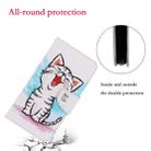 For Sony Xperia XZ3 3D Colored Drawing Horizontal Flip PU Leather Case with Holder & Card Slots & Wallet(Red Mouth Cat) - 7