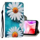 For Xiaomi Redmi 8 3D Colored Drawing Horizontal Flip PU Leather Case with Holder & Card Slots & Wallet(Chrysanthemum) - 1