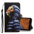For Xiaomi Redmi 7A 3D Colored Drawing Horizontal Flip PU Leather Case with Holder & Card Slots & Wallet(Down Jacket Cat) - 1