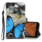 For Xiaomi Redmi 7A 3D Colored Drawing Horizontal Flip PU Leather Case with Holder & Card Slots & Wallet(A Butterfly) - 1