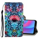 For Xiaomi Redmi 8A 3D Colored Drawing Horizontal Flip PU Leather Case with Holder & Card Slots & Wallet(Mandala) - 1