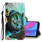 For Xiaomi Redmi 8A 3D Colored Drawing Horizontal Flip PU Leather Case with Holder & Card Slots & Wallet(Green Eyes) - 1