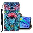 For Huawei Mate 30 3D Colored Drawing Horizontal Flip PU Leather Case with Holder & Card Slots & Wallet(Mandala) - 1