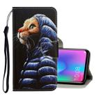 For Huawei Honor 10 Lite 3D Colored Drawing Horizontal Flip PU Leather Case with Holder & Card Slots & Wallet(Down Jacket Cat) - 1