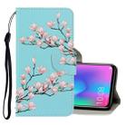 For Huawei Honor 10 Lite 3D Colored Drawing Horizontal Flip PU Leather Case with Holder & Card Slots & Wallet(Magnolia) - 1