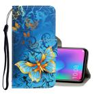 For Huawei Honor 10 Lite 3D Colored Drawing Horizontal Flip PU Leather Case with Holder & Card Slots & Wallet(Jade Butterfly) - 1