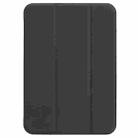 For iPad mini 6 Horizontal Flip Ultra-thin Double-sided Clip Non-buckle Magnetic PU Tablet Case With Three-folding Holder & Sleep / Wake-up Function(Black) - 2