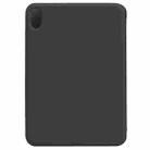 For iPad mini 6 Horizontal Flip Ultra-thin Double-sided Clip Non-buckle Magnetic PU Tablet Case With Three-folding Holder & Sleep / Wake-up Function(Black) - 3