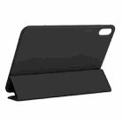 For iPad mini 6 Horizontal Flip Ultra-thin Double-sided Clip Non-buckle Magnetic PU Tablet Case With Three-folding Holder & Sleep / Wake-up Function(Black) - 5