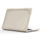 For MacBook Air 13.3 inch A1932 (2018) TPU + PC Two Color Laptop Protective Case(Khaki) - 1