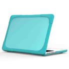 For MacBook Air 13.3 inch A1932 (2018) TPU + PC Two Color Laptop Protective Case(Sky Blue) - 1