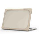 For MacBook Pro 13.3 inch with Touch Bar (A2159 / A1989) TPU + PC Two Color Laptop Protective Case(Khaki) - 1