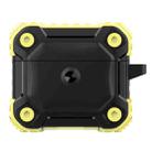 King Chariot Series Two-color TPU Tri-proof Earphone Protective Case with Hook for AirPods 3(Yellow + Black) - 1