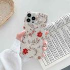 Painted Pattern Shockproof TPU Protective Case For iPhone 13(Little Red Flower) - 1