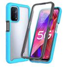 For OPPO A54 5G / A74 5G / A93 5G / OnePlus Nord N200 5G Starry Sky Full Body Hybrid Shockproof Phone Case(Sky Blue) - 1