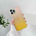 Suitcase Stripe Dual-side Laminating TPU Protective Case For iPhone 13 Pro(Yellow) - 1