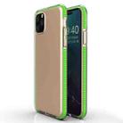 For iPhone 11 Pro TPU Two-color Drop-proof Protective Case(Fresh Green) - 1