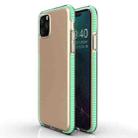 For iPhone 11 Pro TPU Two-color Drop-proof Protective Case(Mint Green) - 1