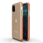 For iPhone 11 Pro Max TPU Two-color Drop-proof Protective Case(Vibrant Orange) - 1