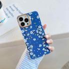 Dual-side Laminating Shockproof TPU Protective Case For iPhone 13(Blue) - 1