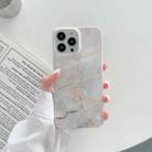 Marble Pattern TPU Shockproof Protective Case For iPhone 13(Yellow Texture) - 1