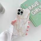 Marble Pattern TPU Shockproof Protective Case For iPhone 13 Pro Max(Topaz) - 1
