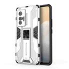 For vivo X70 Supersonic PC + TPU Shock-proof Protective Case with Holder(Silver) - 1