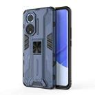 For Huawei nova 9 Supersonic PC + TPU Shock-proof Protective Case with Holder(Blue) - 1
