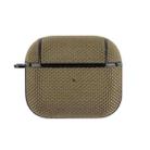 Nylon Waterproof Wireless Earphone Protective Case with Hook for AirPods 3(Olive Green) - 1