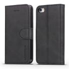 For iPhone 11 For iPhone 5 LC.IMEEKE Calf Texture Horizontal Flip Leather Case, with Holder & Card Slots & Wallet(Black) - 1