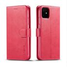 For iPhone 11 LC.IMEEKE Calf Texture Horizontal Flip Leather Case, with Holder & Card Slots & Wallet(Red) - 1