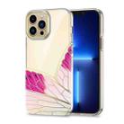 Dual-side Laminating Butterfly Pattern TPU Phone Case For iPhone 11(Pink) - 1