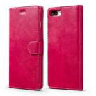 For iPhone SE 2022 / SE 2020 / 8 / 7 LC.IMEEKE Calf Texture Horizontal Flip Leather Case with Holder & Card Slots & Wallet(Red) - 1