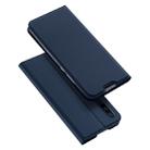 For Huawei Honor Play 3 DUX DUCIS Skin Pro Series Horizontal Flip PU + TPU Leather Case, with Holder & Card Slots(Blue) - 1