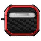 Wireless Earphones Shockproof Thunder Mecha TPU Protective Case For AirPods 3(Red) - 2