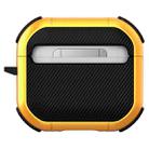 Wireless Earphones Shockproof Thunder Mecha TPU Protective Case For AirPods 3(Yellow) - 2