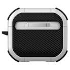 Wireless Earphones Shockproof Thunder Mecha TPU Protective Case For AirPods 3(Silver) - 2