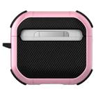 Wireless Earphones Shockproof Thunder Mecha TPU Protective Case For AirPods 3(Pink) - 2