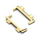 For OPPO Watch 2 42mm 1 Pair Metal Watch Band Connector(Gold) - 1
