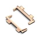 For OPPO Watch 2 46mm 1 Pair Metal Watch Band Connector(Rose Gold) - 1