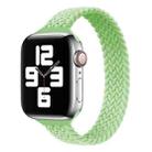 Small Waist Single Loop Nylon Braid Watch Band For Apple Watch Ultra 49mm / Series 8&7 45mm / SE 2&6&SE&5&4 44mm / 3&2&1 42mm, Size:S 145mm(Pistachio) - 1
