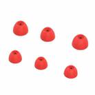 For Samsung Galaxy Buds2 Wireless Earphone Silicone Earplug Sleeve Ear Cap Earmuffs(Red) - 1