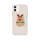 knitting Christmas Pattern Wave TPU Case For iPhone 13 Pro Max(Wapiti) - 1