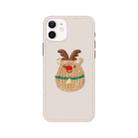 knitting Christmas Pattern Wave TPU Case For iPhone 12 mini(Wapiti) - 1