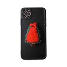 Christmas Tree Wave Shockproof TPU Protective Case For iPhone 13(Black) - 1