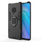 For Vivo NEX 3 / NEX 3 5G Shockproof PC + TPU Protective Case with Magnetic Ring Holder(Black) - 1